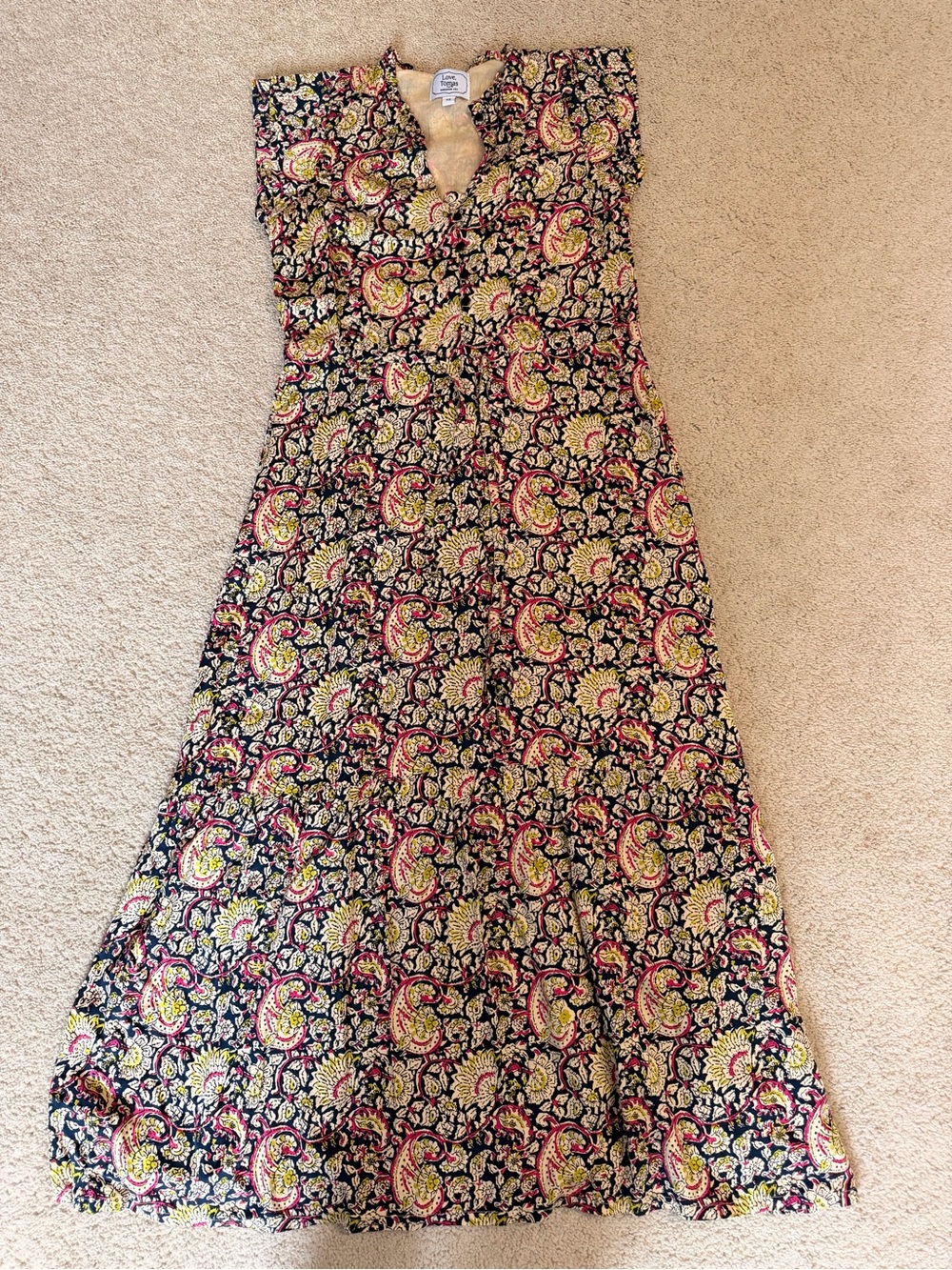 Emerson Fry Floral Paisley Maxi Dress